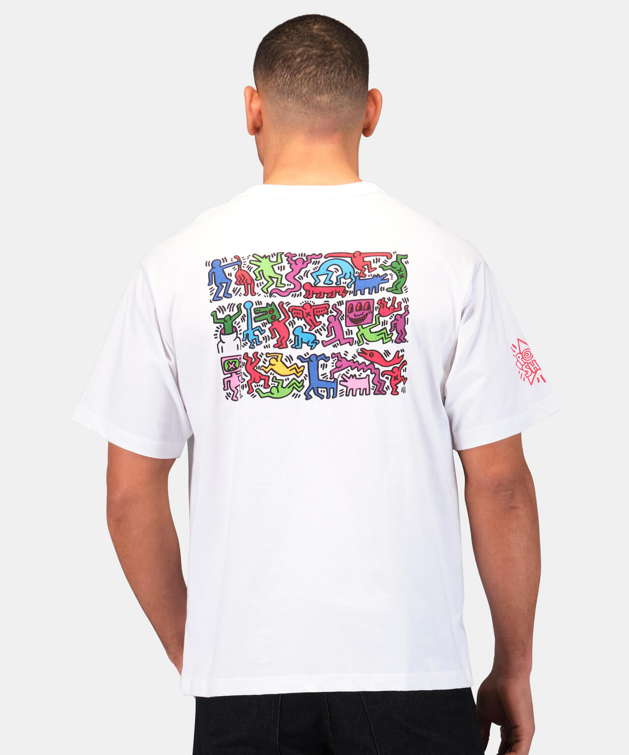 Keith Haring X Alpha GRAPHIC TEE HEART MAN / グラフィック ティーシャツ ハートマン