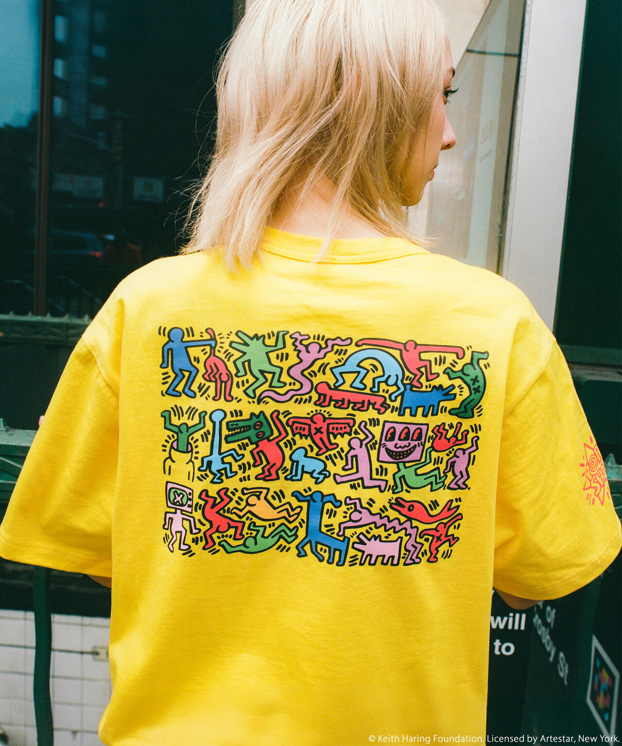 Keith Haring X Alpha GRAPHIC TEE HEART MAN