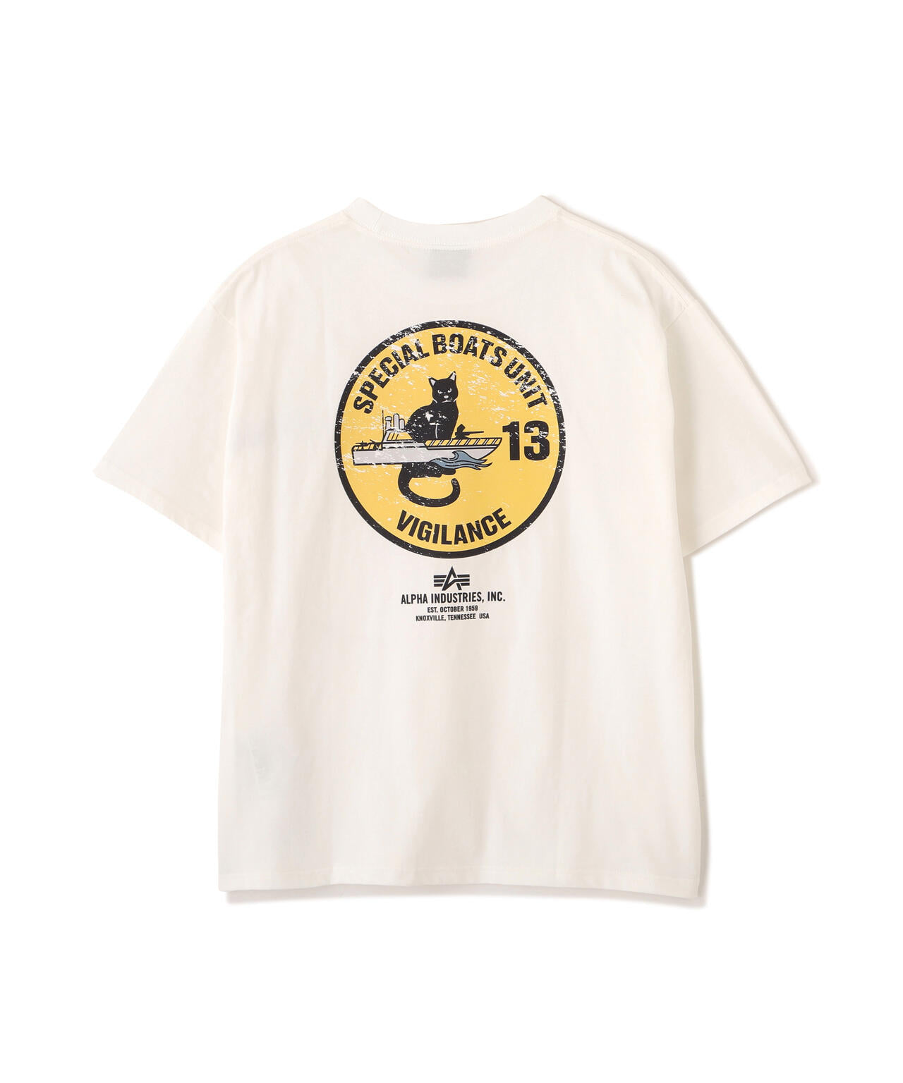 CAT EMBLEM T‐SHIRT
