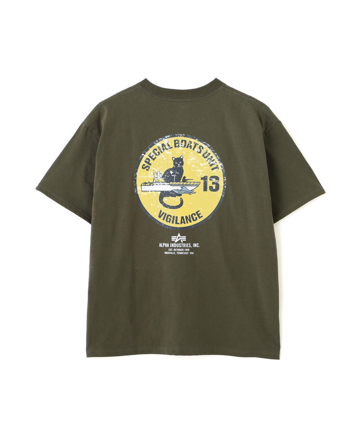 CAT EMBLEM T‐SHIRT