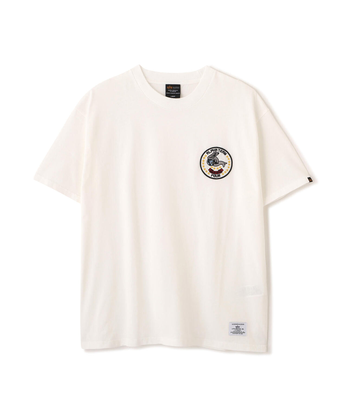 MILITARY EMBLEM PATCH T‐SHIRT / ミリタリーエンブレム パッチ ティーシャツ