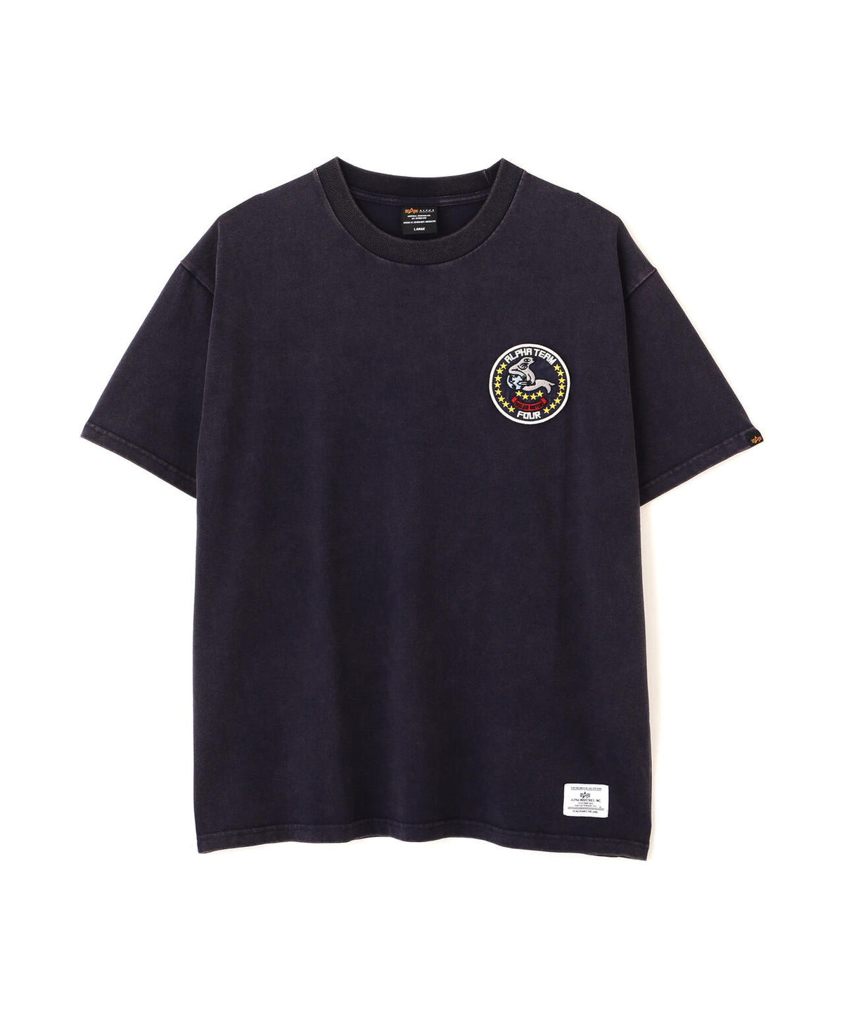 MILITARY EMBLEM PATCH T‐SHIRT / ミリタリーエンブレム パッチ ティーシャツ