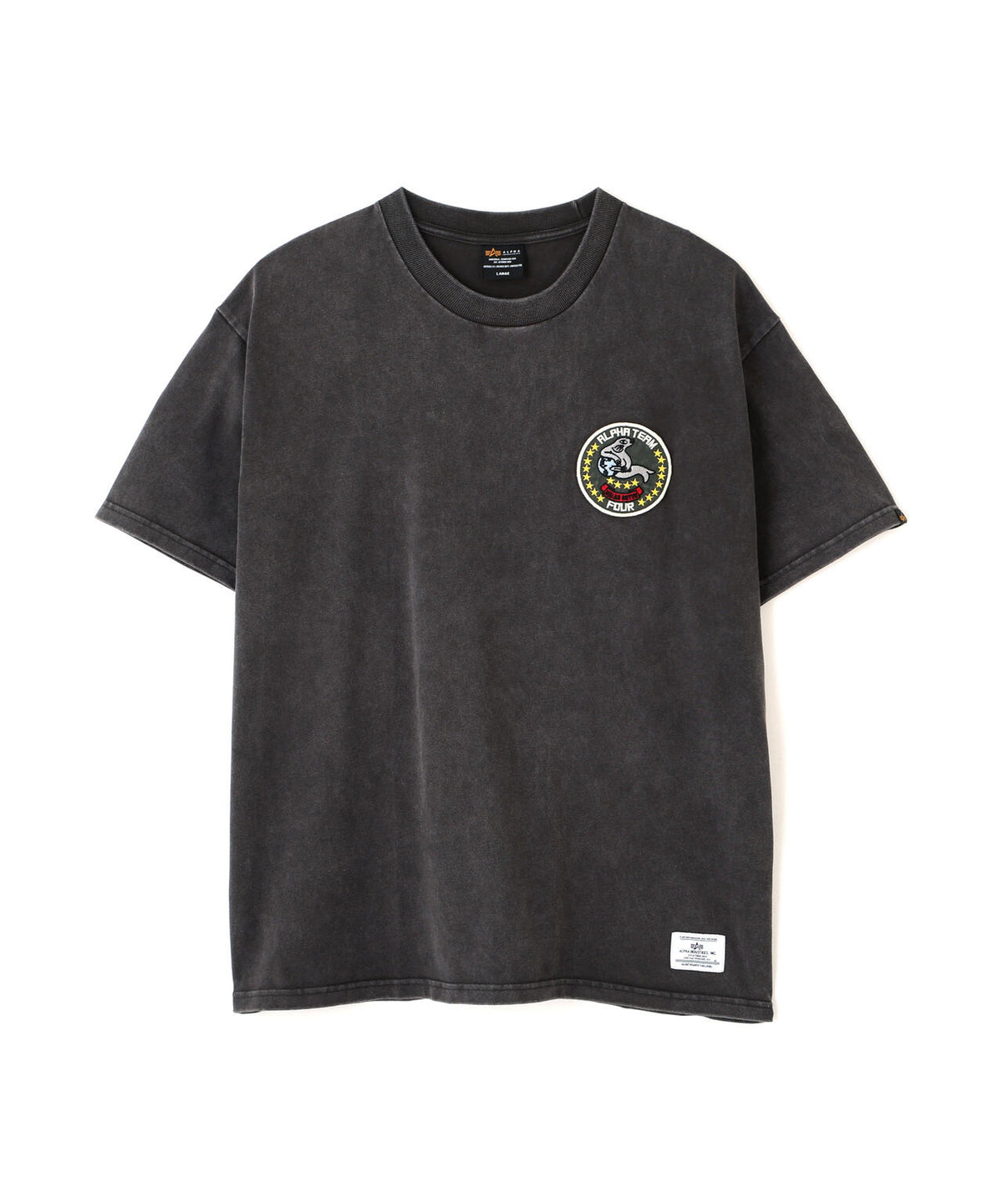 MILITARY EMBLEM PATCH T‐SHIRT / ミリタリーエンブレム パッチ ティーシャツ