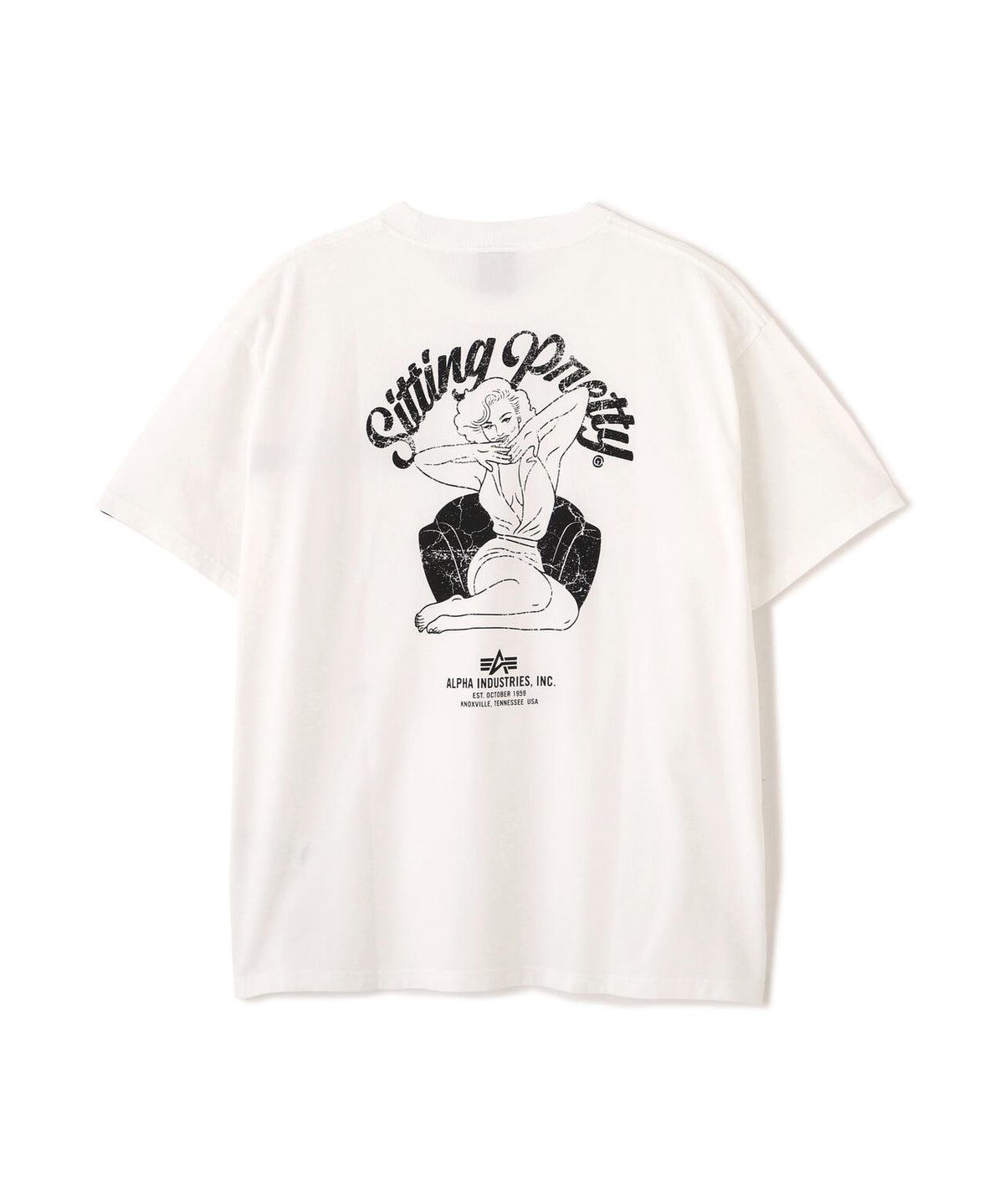 SITTING PRETTY T‐SHIRT / シッティングプリティ ティーシャツ