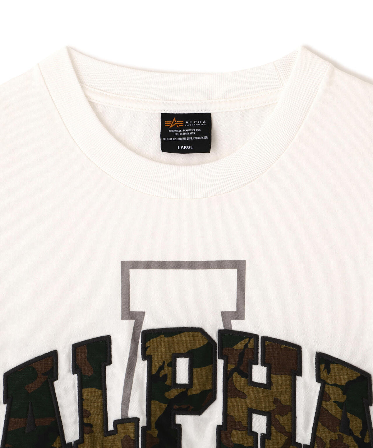 COLLEGIATE LOGO T‐SHIRT / カリージェト ロゴ ティーシャツ