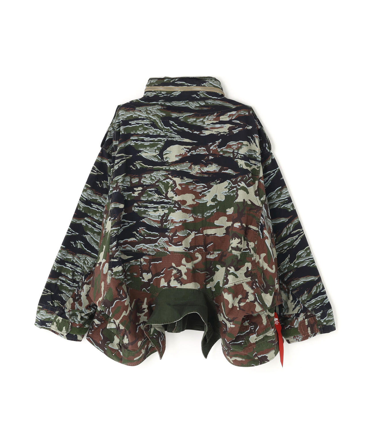beautiful people × Alpha|double-end camouflage field jacket