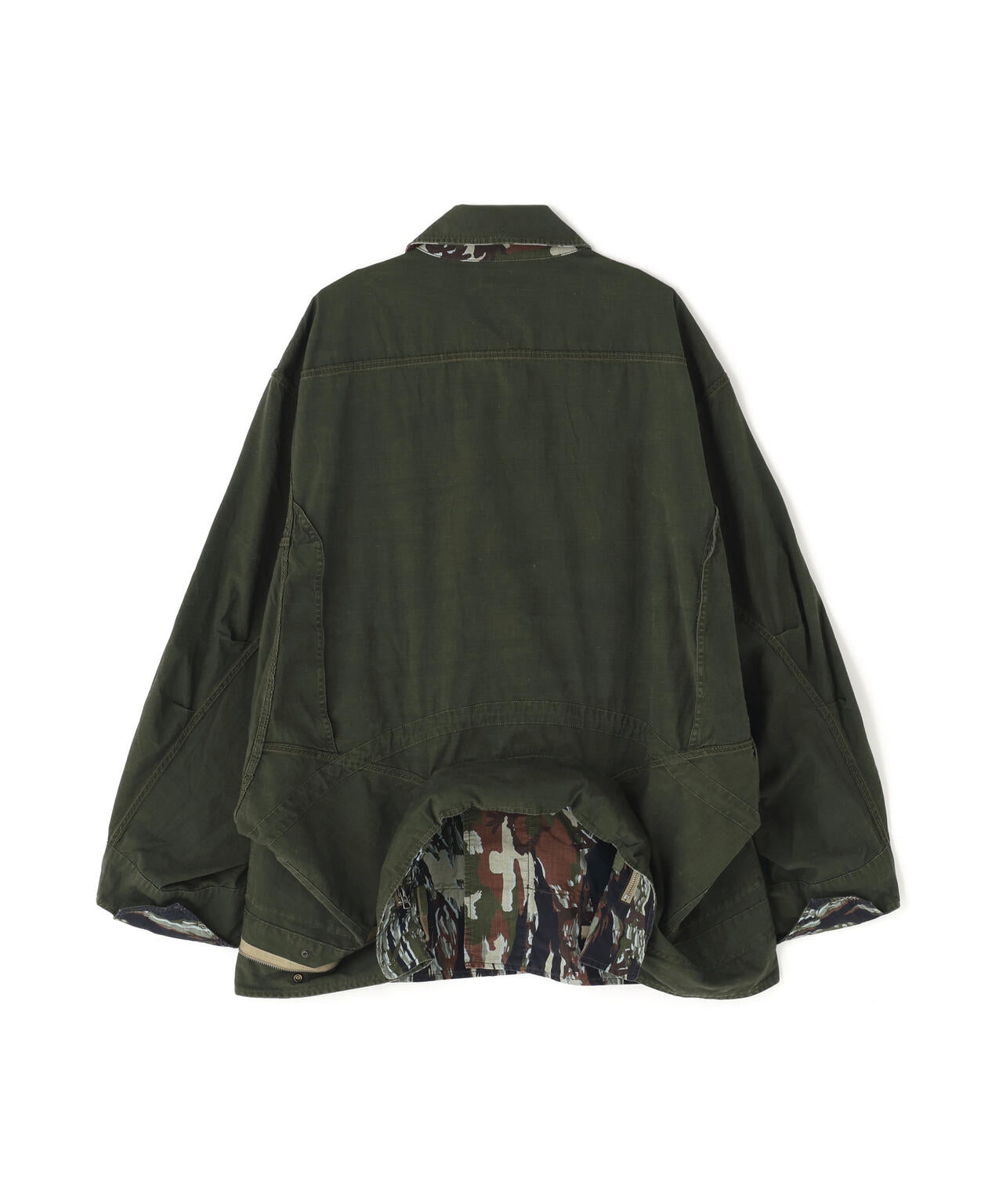 beautiful people × Alpha|double-end camouflage field jacket