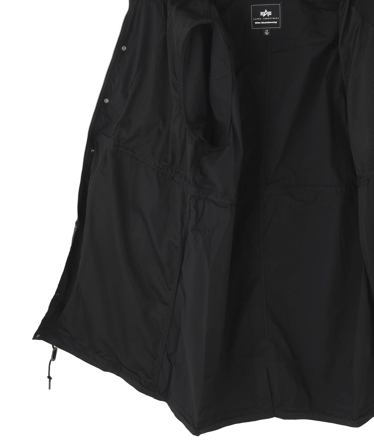 White Mountaineering × Alpha|HOODED COAT