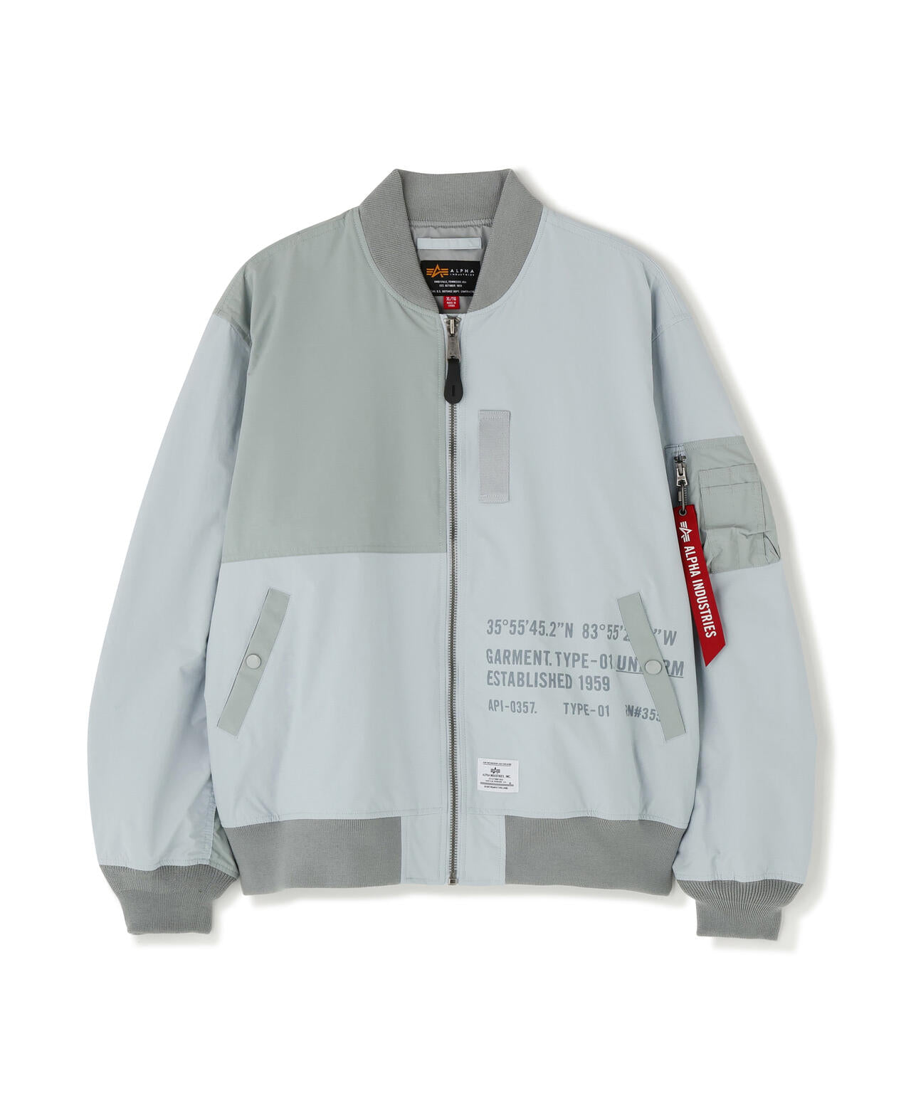 L-2B RELAXED PATCHWORK FLIGHT JACKET