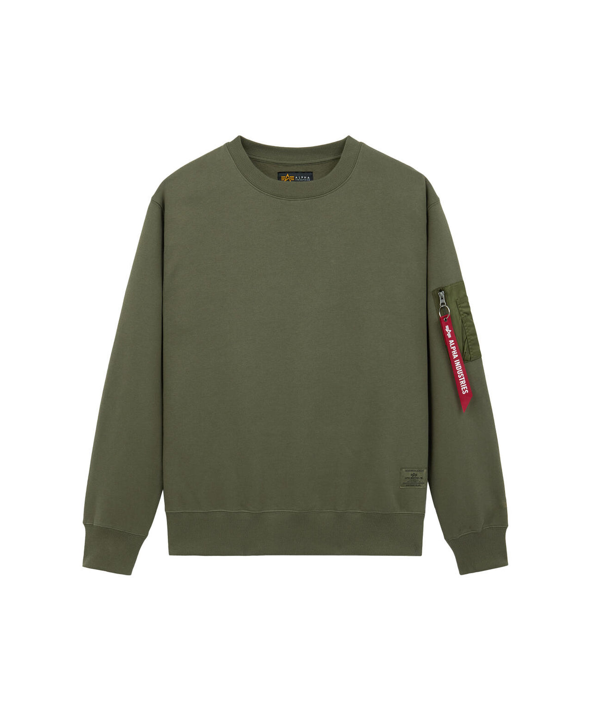 UTILITY POCKET CREW RELAXED FIT SWEATSHIRT