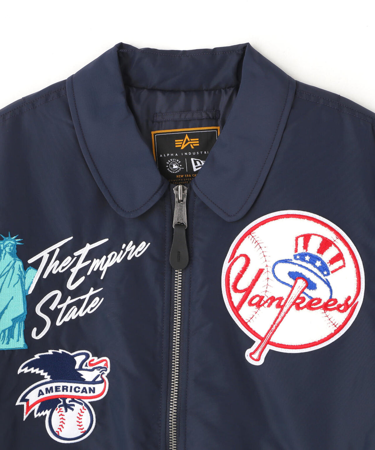 《MLB X ALPHA X NEW ERA》MA-1 FIT FLIGHT JACKET ニューヨーク・ヤンキース
