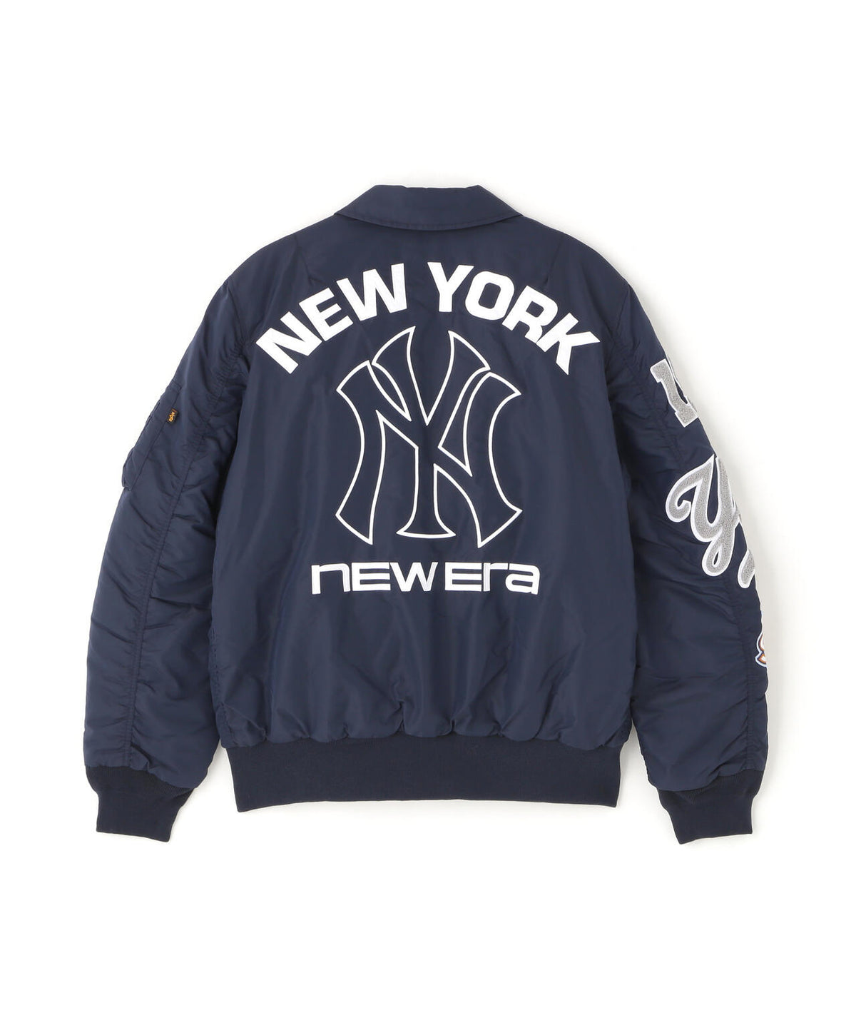 《MLB X ALPHA X NEW ERA》MA-1 FIT FLIGHT JACKET ニューヨーク・ヤンキース