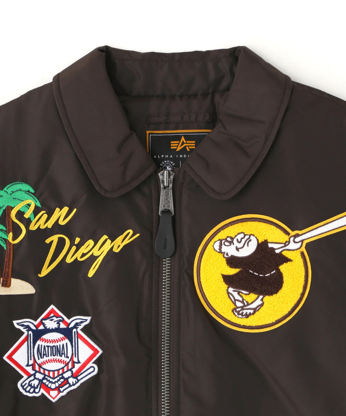 《MLB X ALPHA X NEW ERA》MA-1 FIT FLIGHT JACKET サンディエゴ・パドレス
