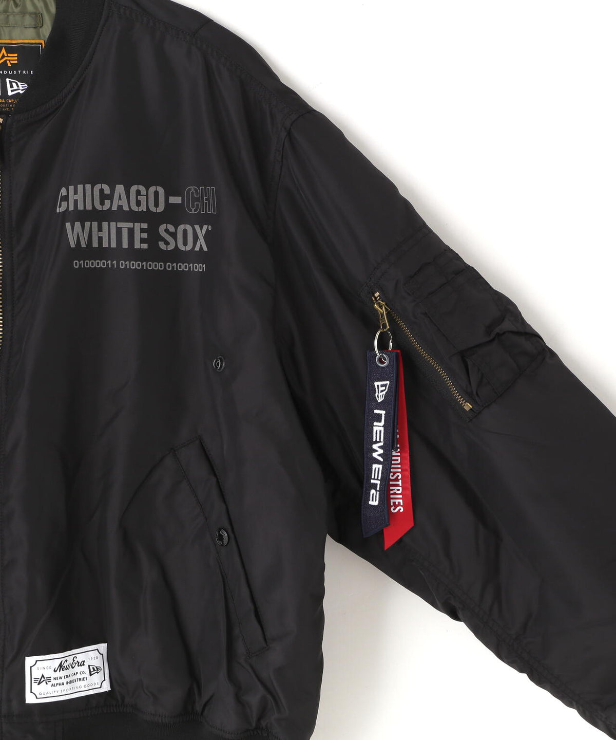 《MLB X ALPHA X NEW ERA》MA-1 2in1 FLIGHT JACKET & VEST シカゴ・ホワイトソックス