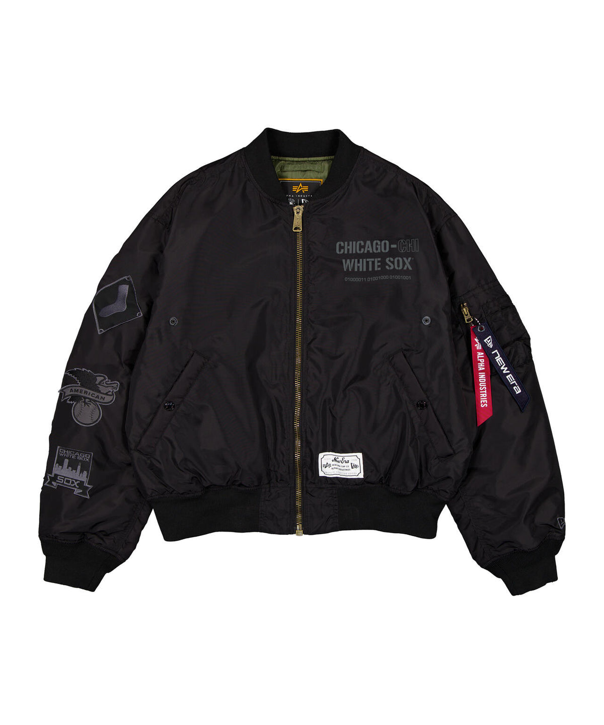 《MLB X ALPHA X NEW ERA》MA-1 2in1 FLIGHT JACKET & VEST シカゴ・ホワイトソックス