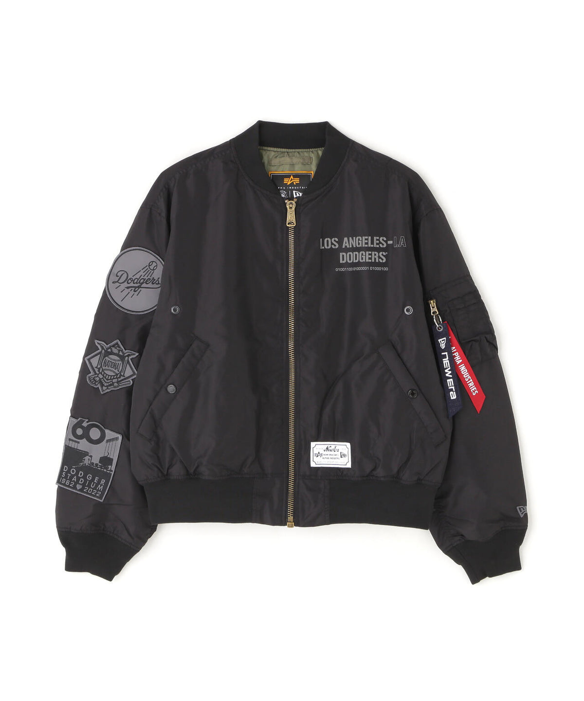 《MLB X ALPHA X NEW ERA》MA-1 2in1 FLIGHT JACKET & VEST ロサンゼルス・ドジャース