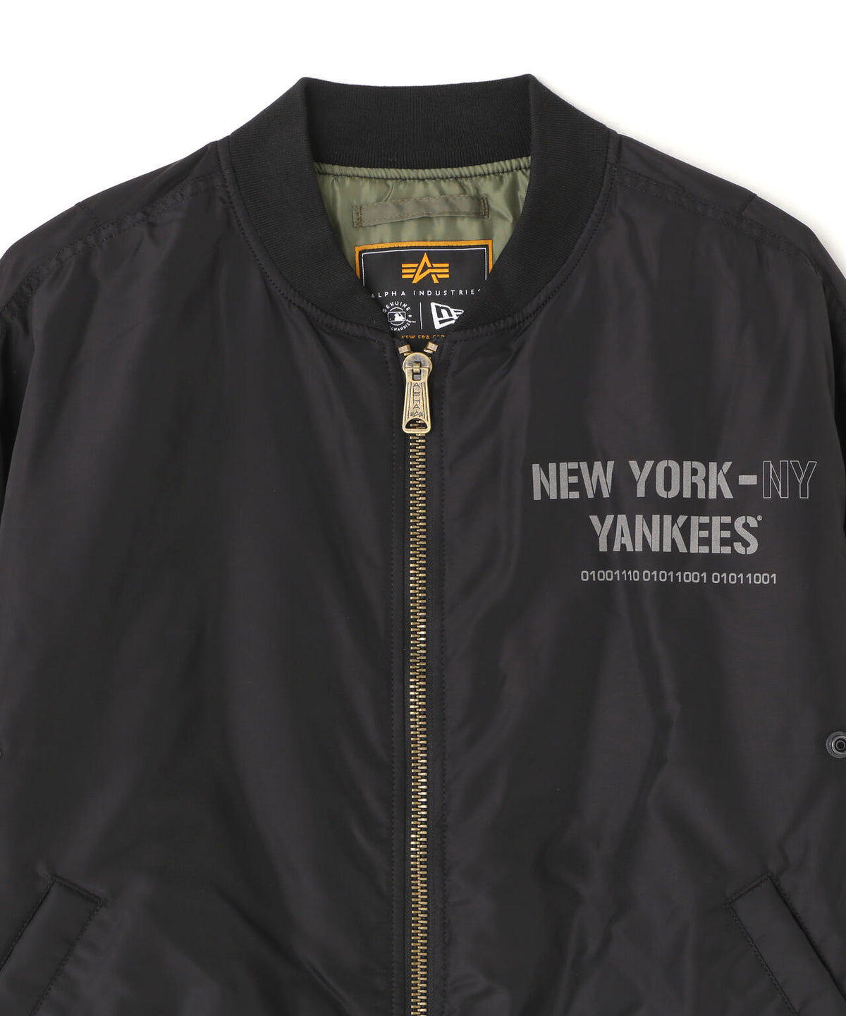 《MLB X ALPHA X NEW ERA》MA-1 2in1 FLIGHT JACKET & VEST ニューヨーク・ヤンキース