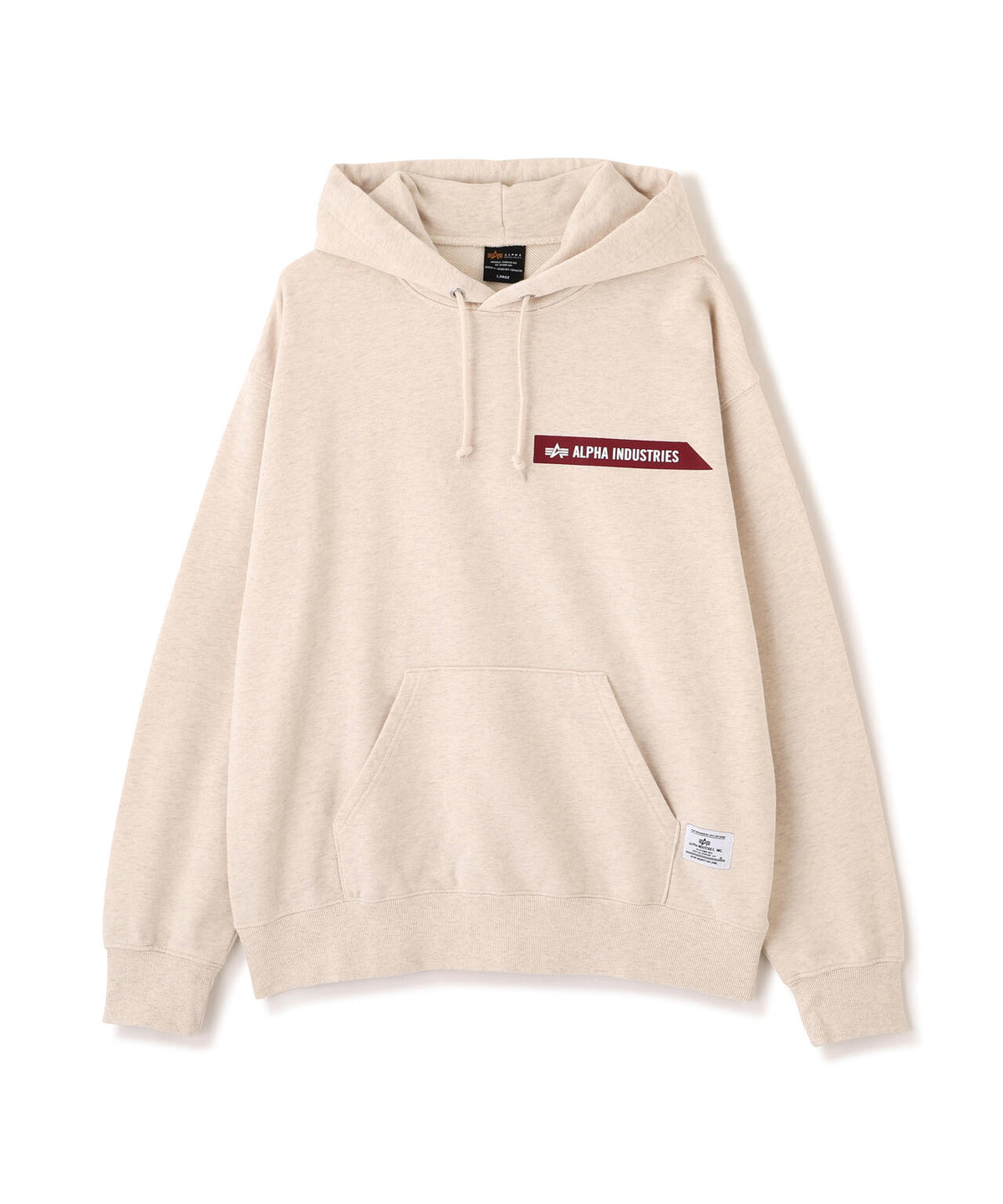 ALPHA RED RIBBON HOODIE / アルファ レッド リボン フーディー