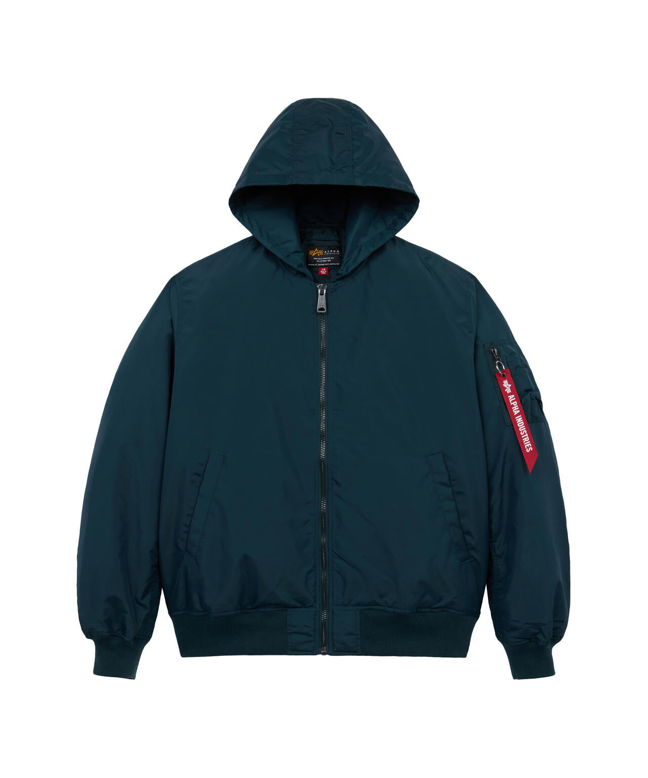 OXFORD MA-1 HOODED RELAXED FIT FLIGHT JACKET