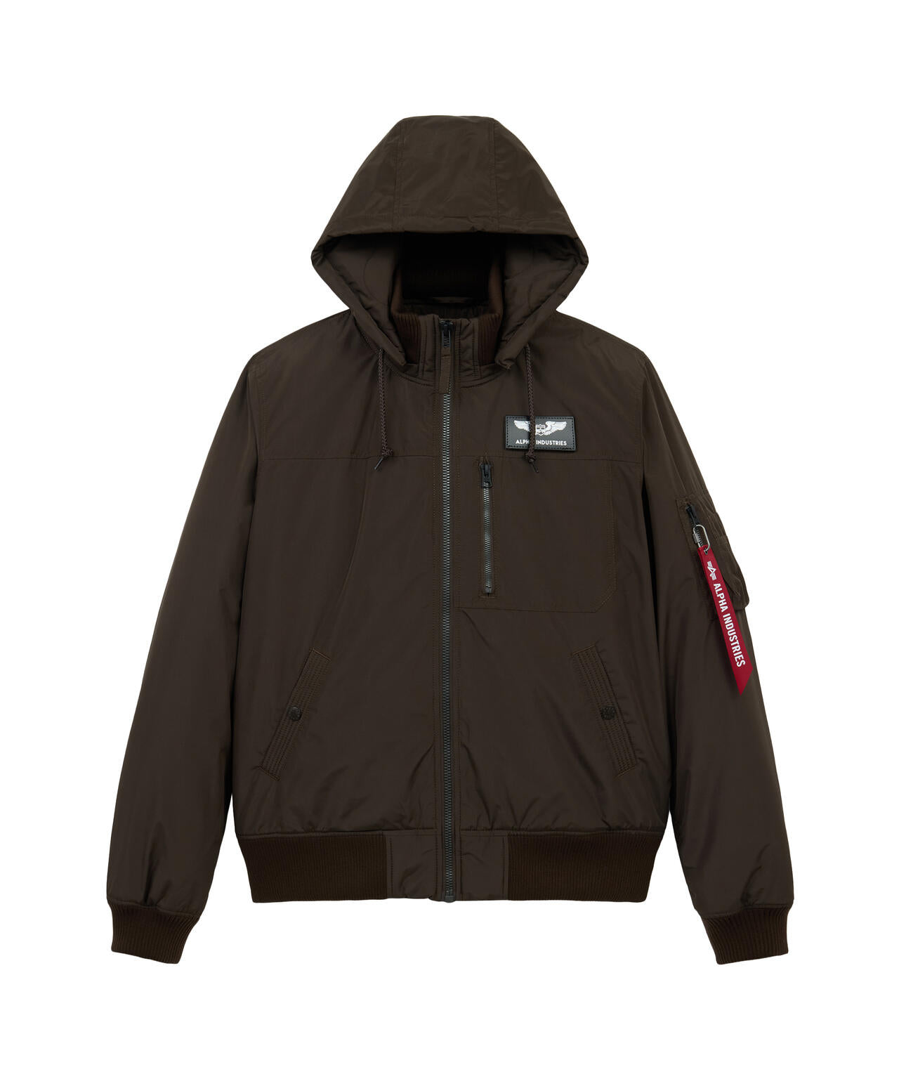 MA‐1 HOODED REGULAR FIT FLIGHT JACKET