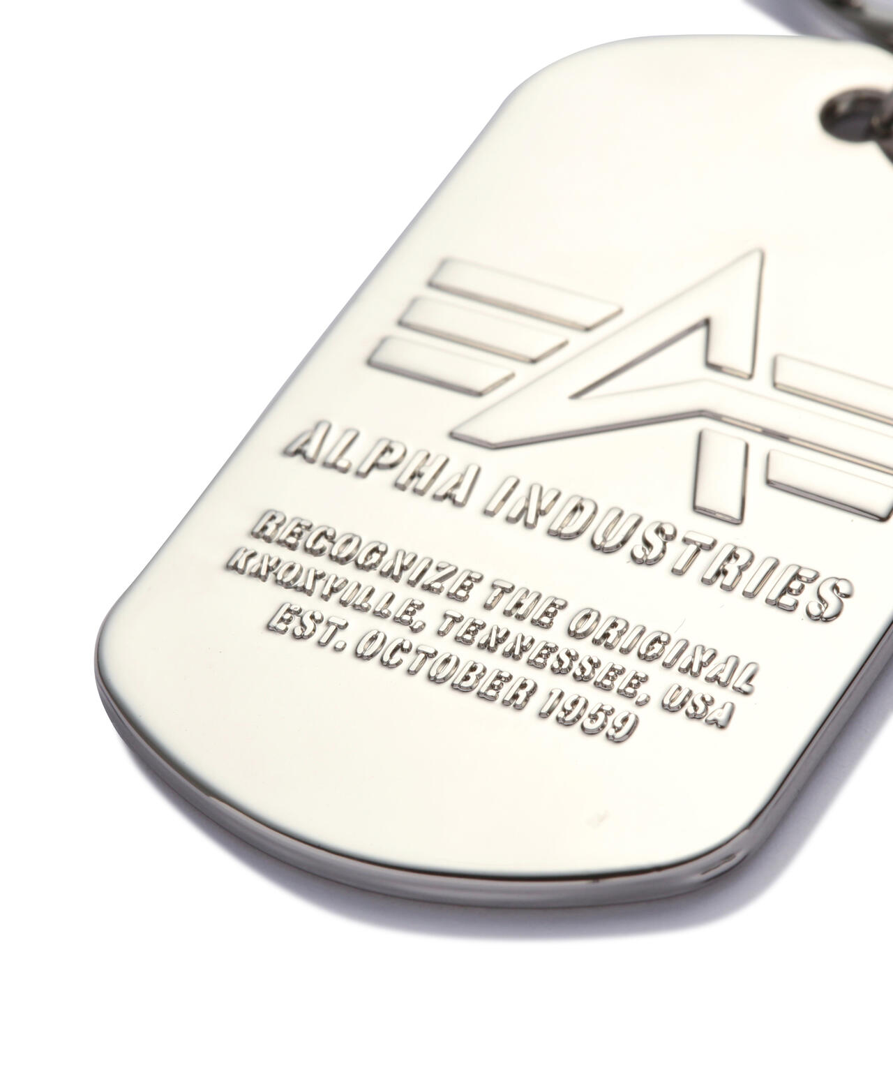 Dog Tag Key Ring
