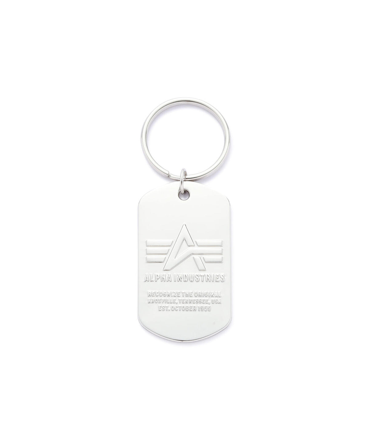 Dog Tag Key Ring