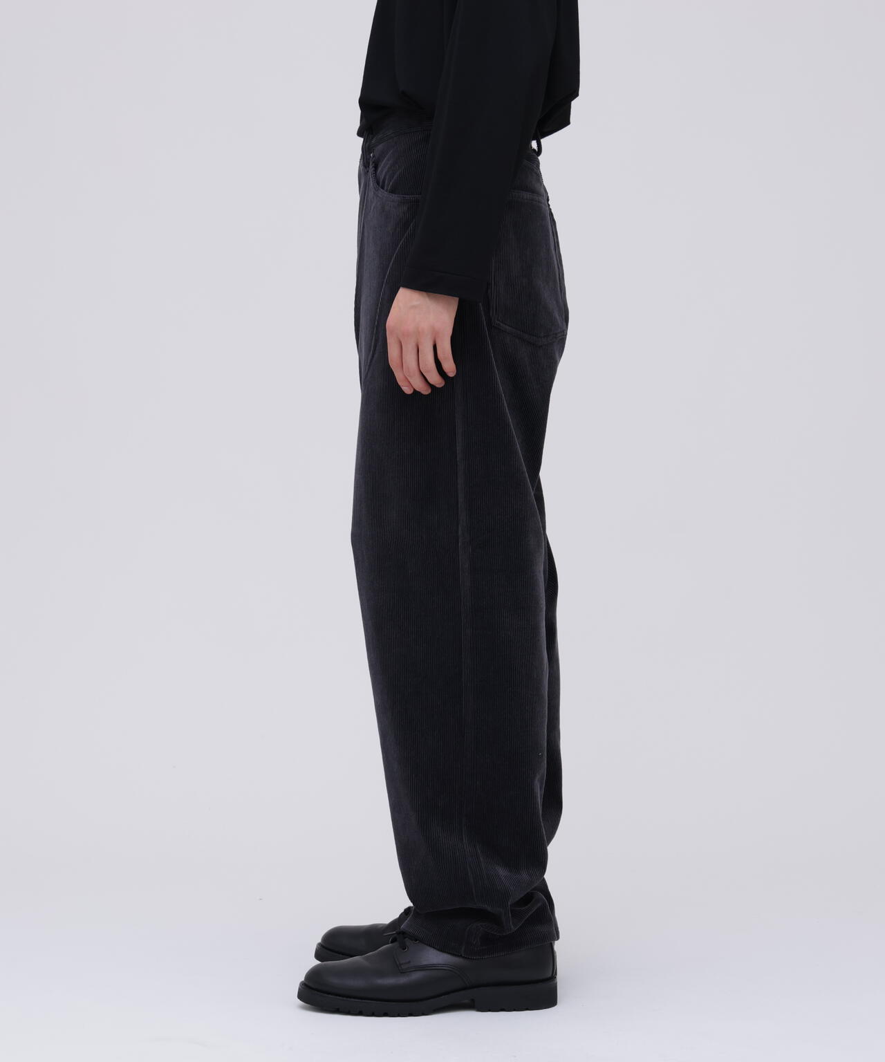 SEVEN BY SEVEN / CORDUROY WIDE PANTS ‐ Modal mix ‐