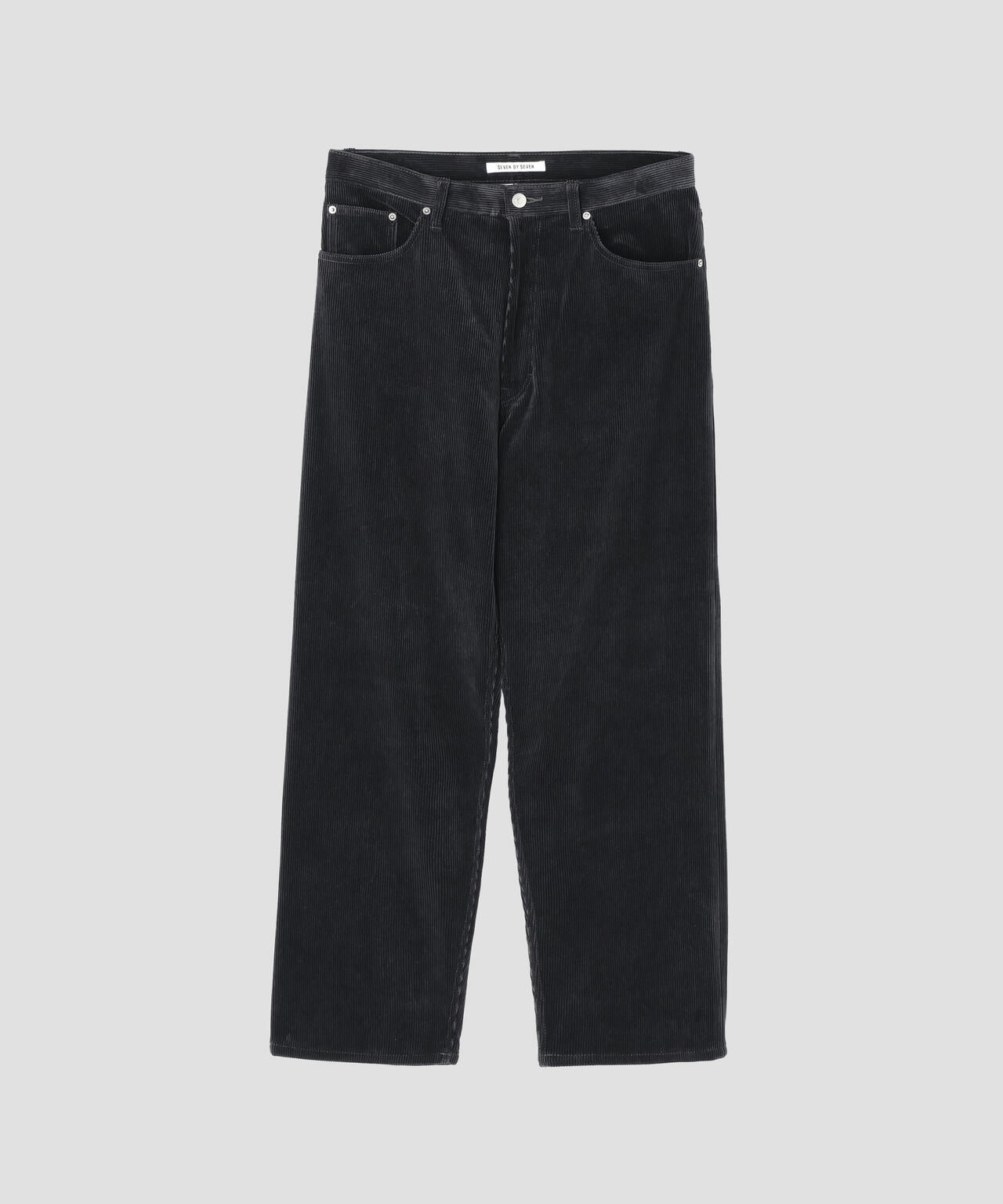 SEVEN BY SEVEN / CORDUROY WIDE PANTS ‐ Modal mix ‐
