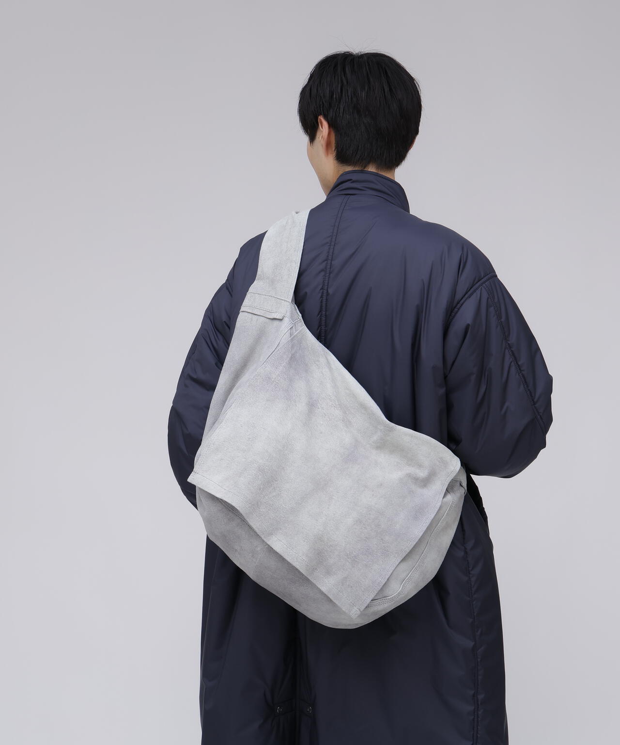 SEVEN BY SEVEN / LEATHER SHOULDER BAG ‐ Goat suede Antique finish ‐