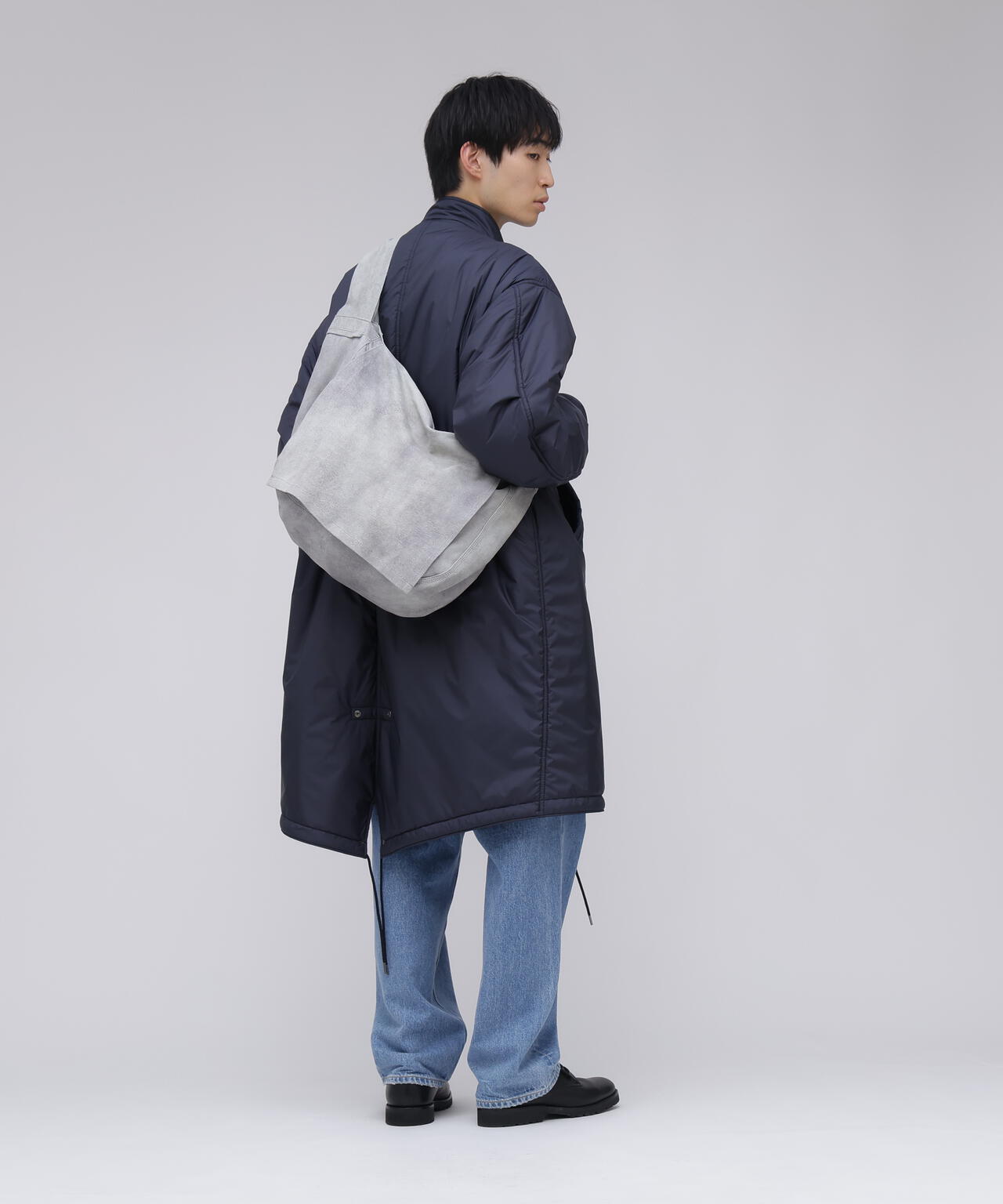 SEVEN BY SEVEN / LEATHER SHOULDER BAG ‐ Goat suede Antique finish ‐