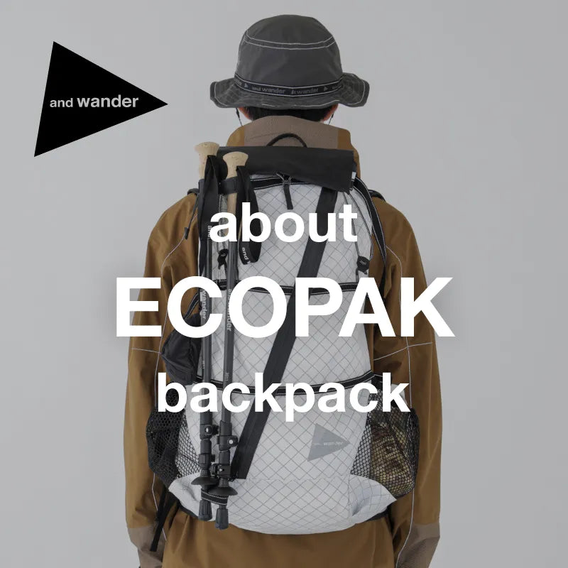 about ECOPAK backpak English｜and wander｜ ｜【公式】通販mix