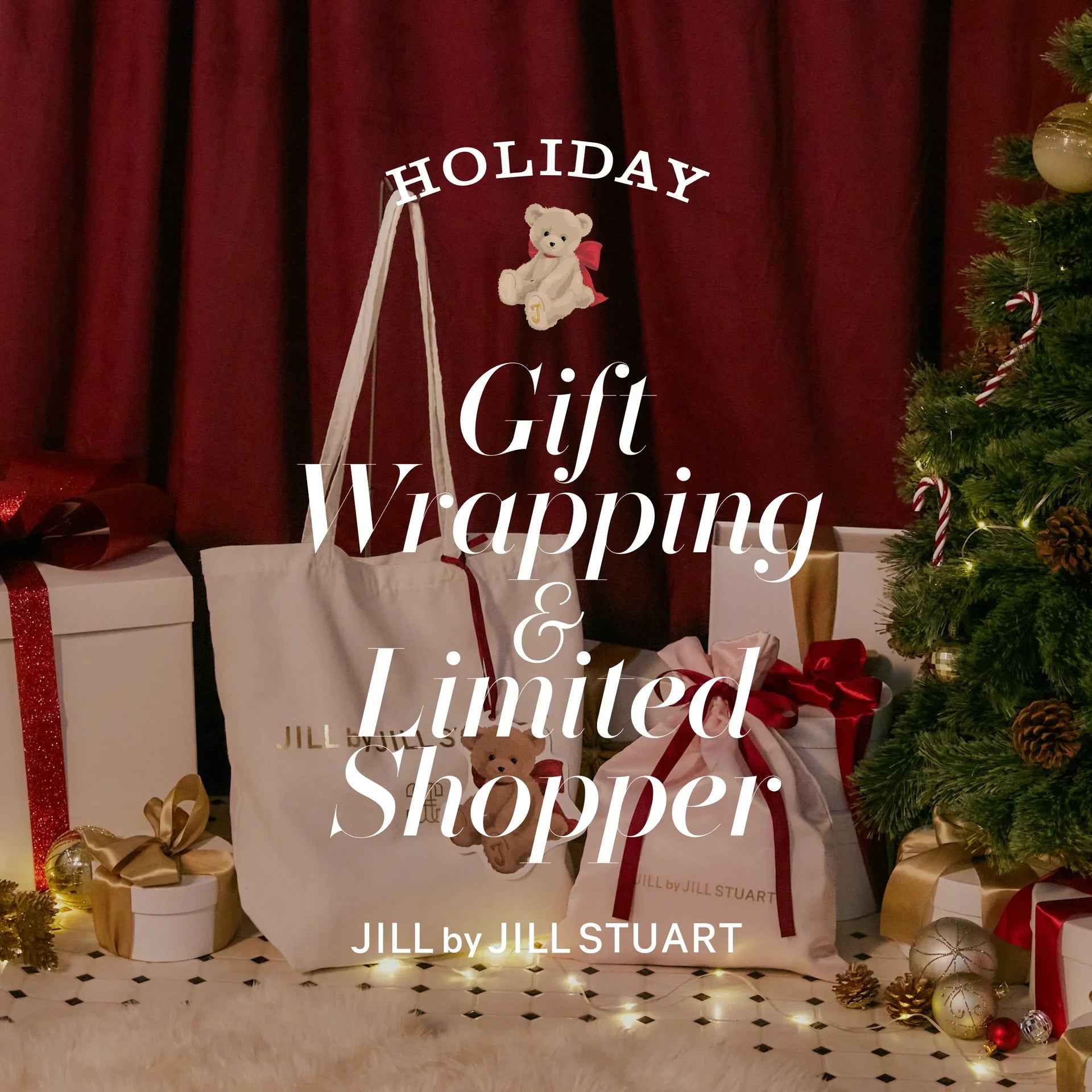 HOLIDAY GIFT WRAPPING & LIMITED SHOPPER | JILL by JILL STUART |