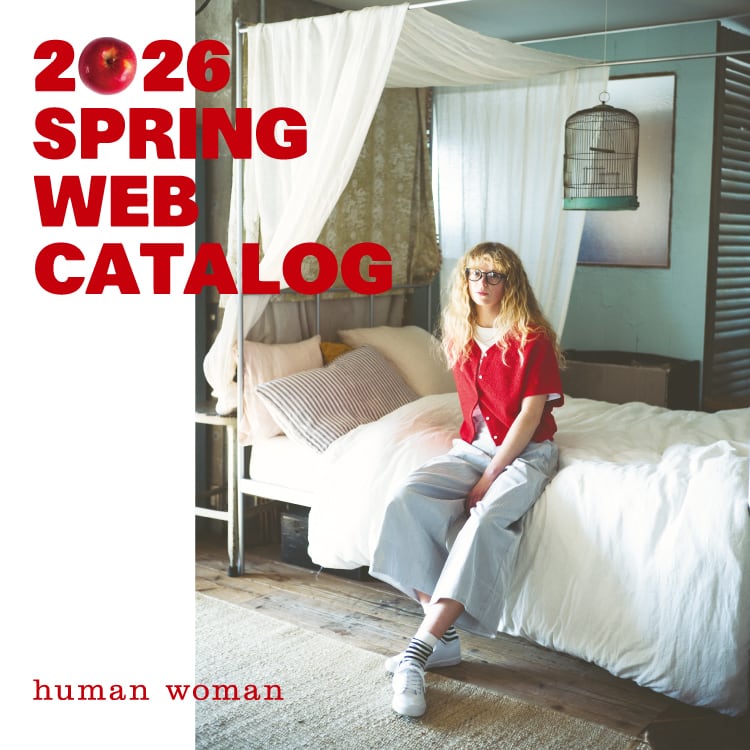 2026 SPRING WEB CATALOG｜human woman｜