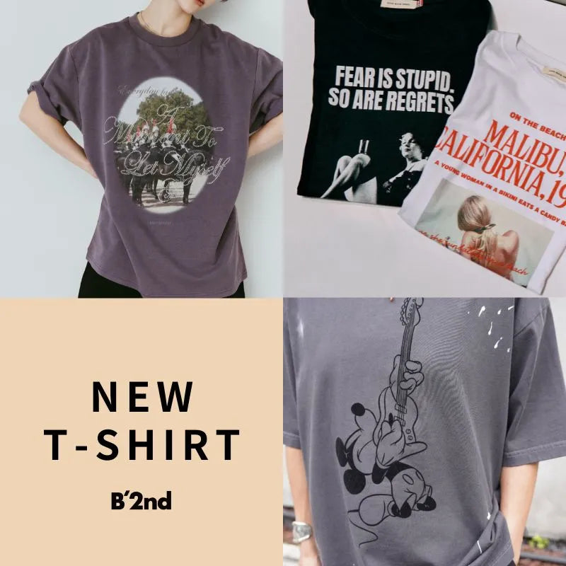 新作おすすめTシャツ！｜B'2nd｜
