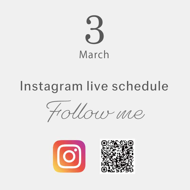 PROPORTION BODY DRESSING Instagramライブスケジュール