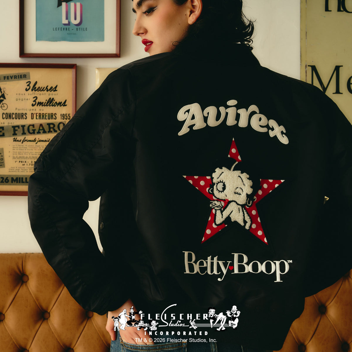 AVIREX×Betty Boop Collaboration