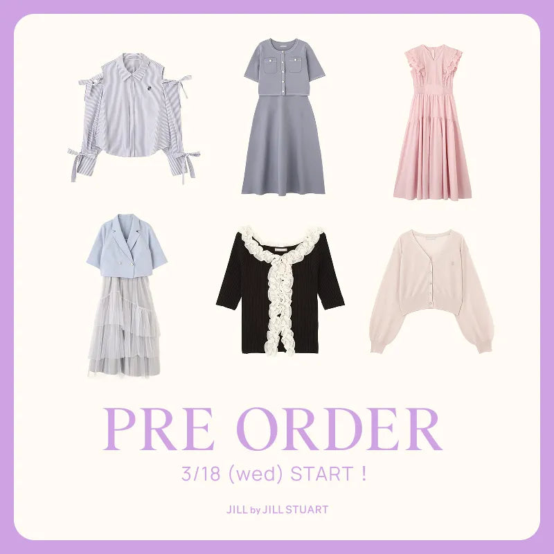 PREORDER｜JILL by JILL STUART｜ ｜【公式】通販mix.tokyo（ミックス