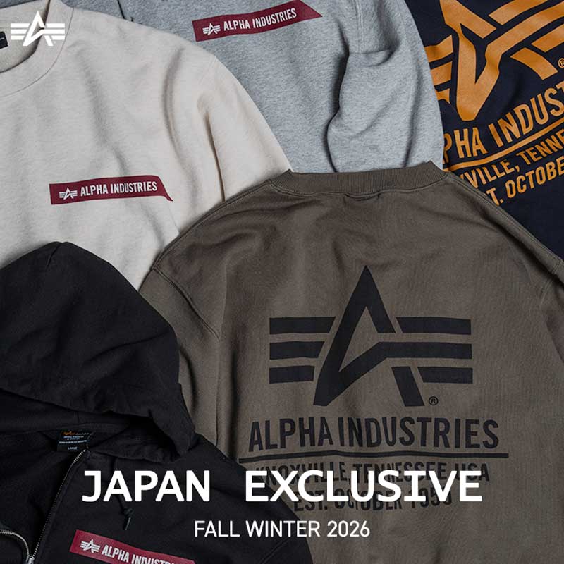 JAPAN EXCLUSIVE F/W 2026 | Alpha Industries |