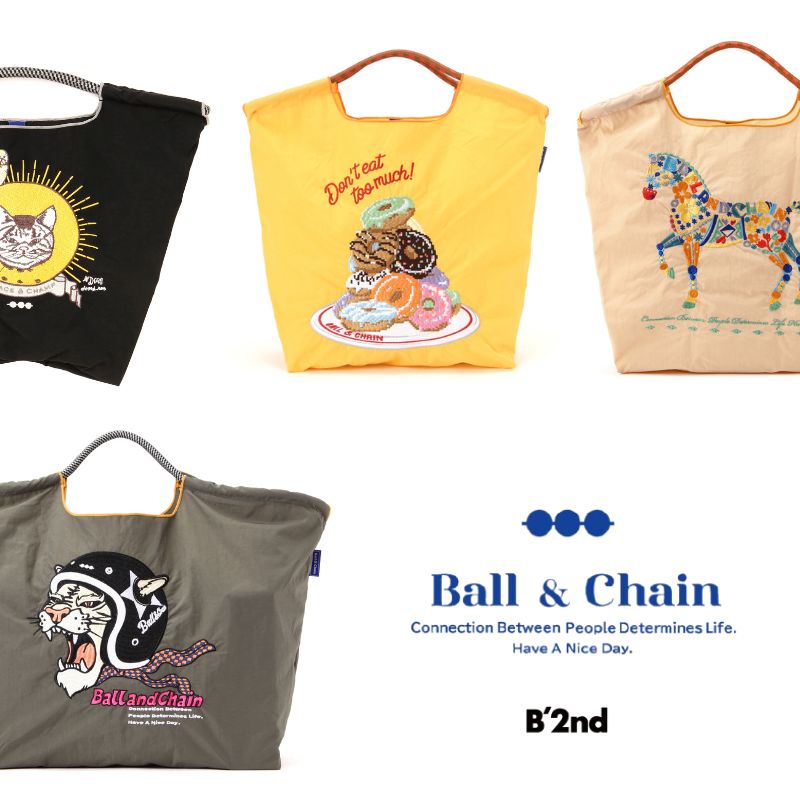 《Ball&Chain》自分の個性を引き出してくれる主役級のショッピングバッグ｜B'2nd｜