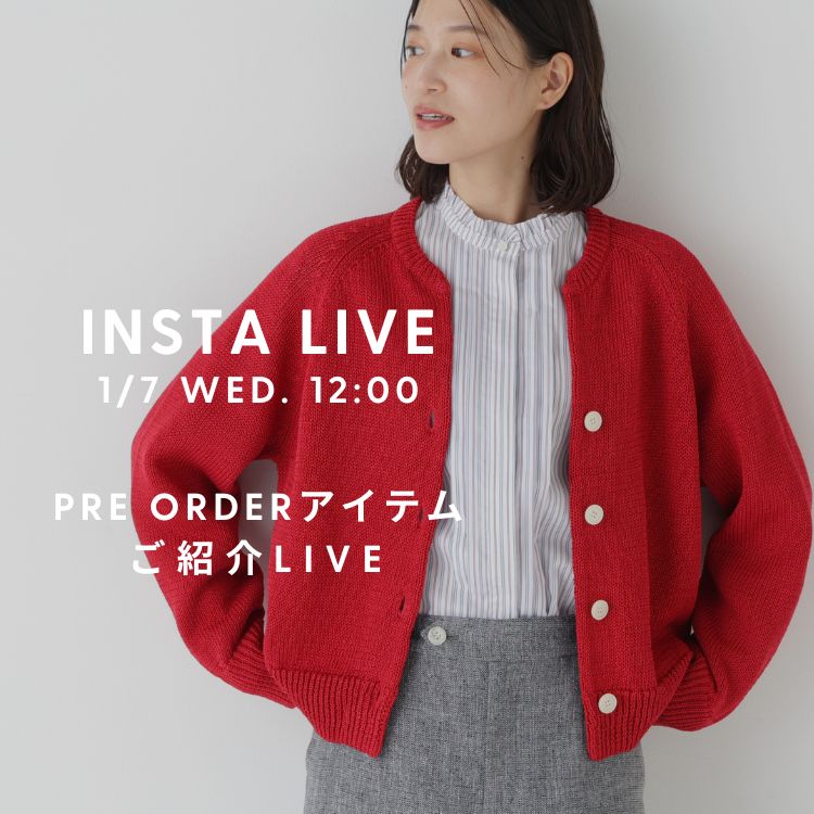 【INSTA LIVE】1/7(水)配信！新作紹介 | human woman |