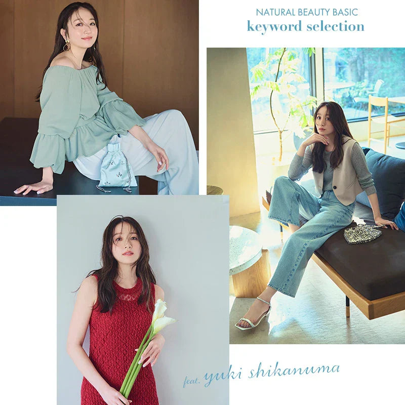 keyword selection style feat.yuki shikanuma｜NATURAL BEAUTY BASIC｜