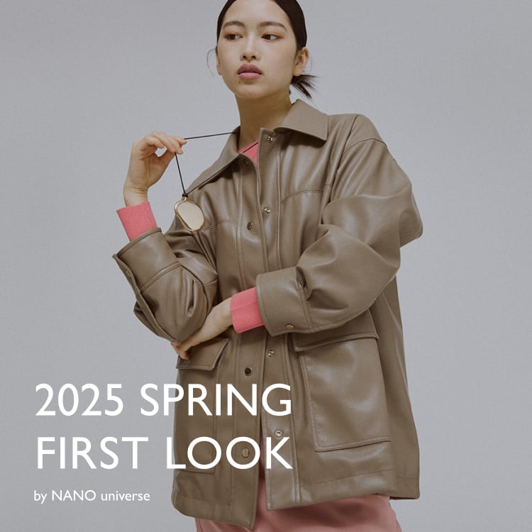 【WOMENS】2025 SPRING FIRST LOOK 掲載アイテム｜NANO universe｜