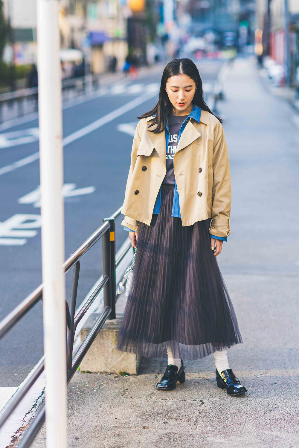 Fay フェイ　TOD'S レイヤードニット切替ウールコート　グレー　イタリア製 この春おすすめの新作コートを、レイヤードスタイルでご紹介 ｜【公式