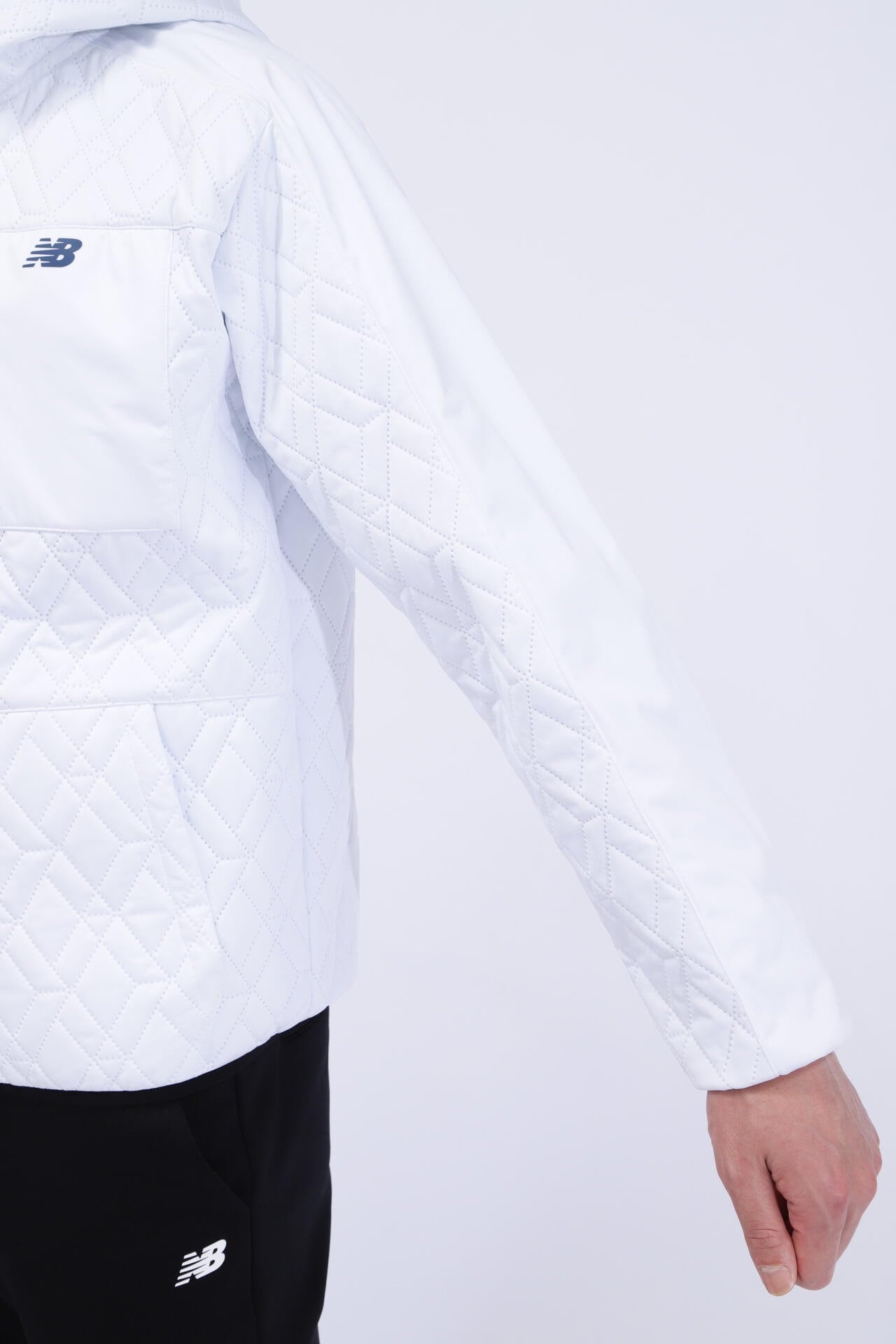 ダイヤ柄キルト フルジップ フーディー (MENS SPORT) | new balance