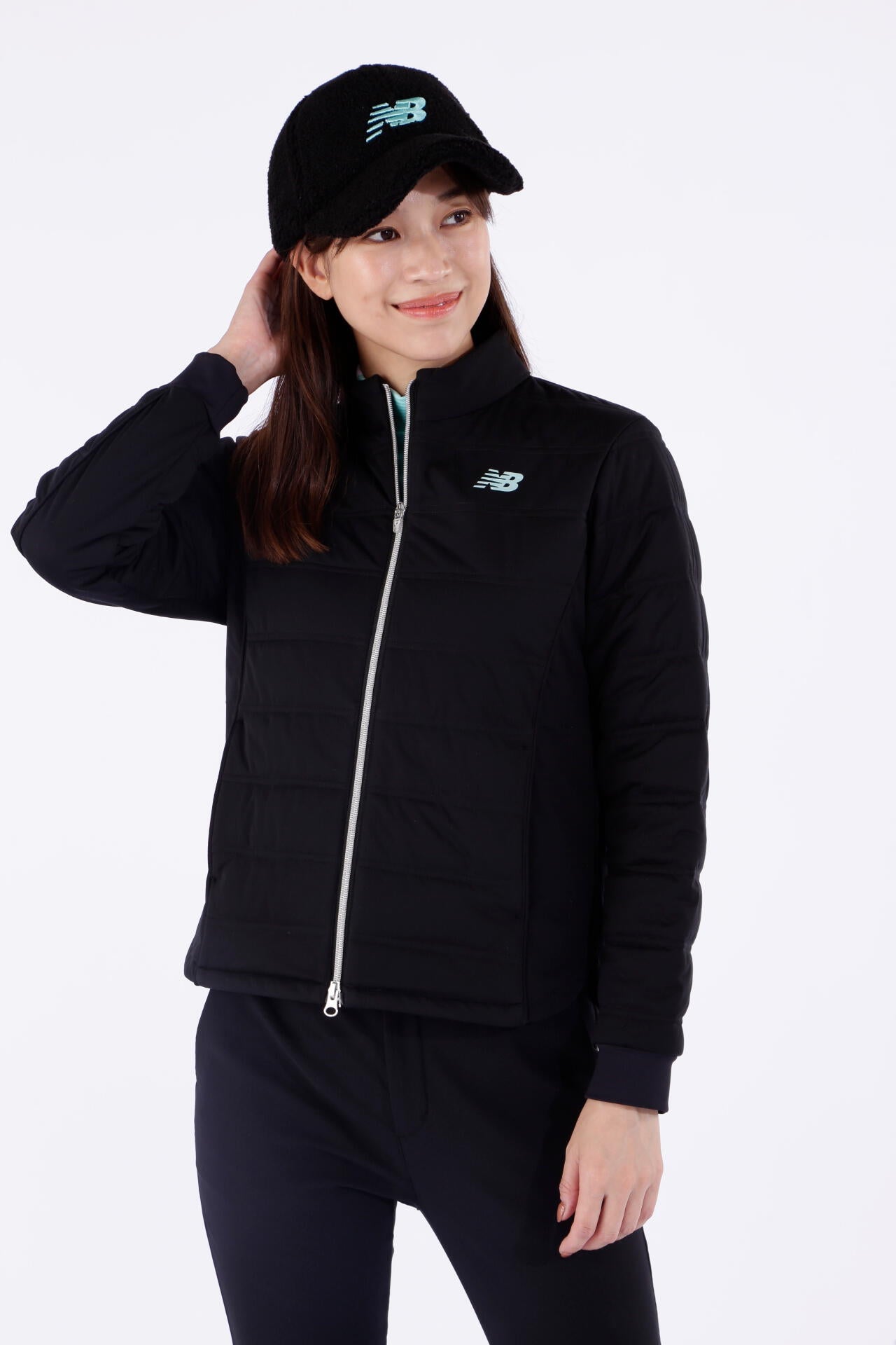 ニューバランスゴルフ/ブルゾン/ハイブリッド フルジップ フーディー/美品 中綿 フルジップ ブルゾン (WOMENS WORLD) | new balance golf