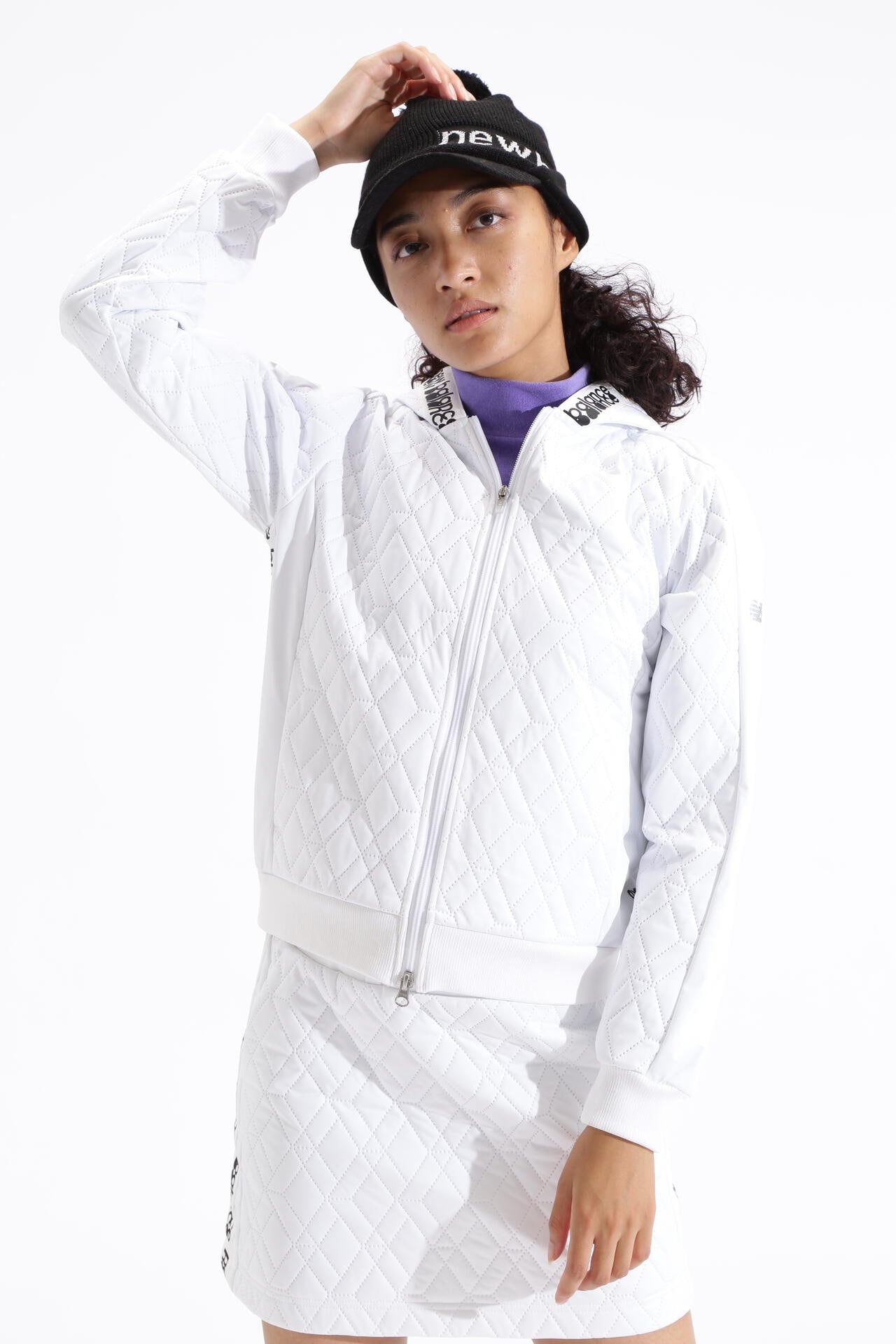 ダイヤキルト フルジップ フーディー (WOMENS SPORT) | new balance