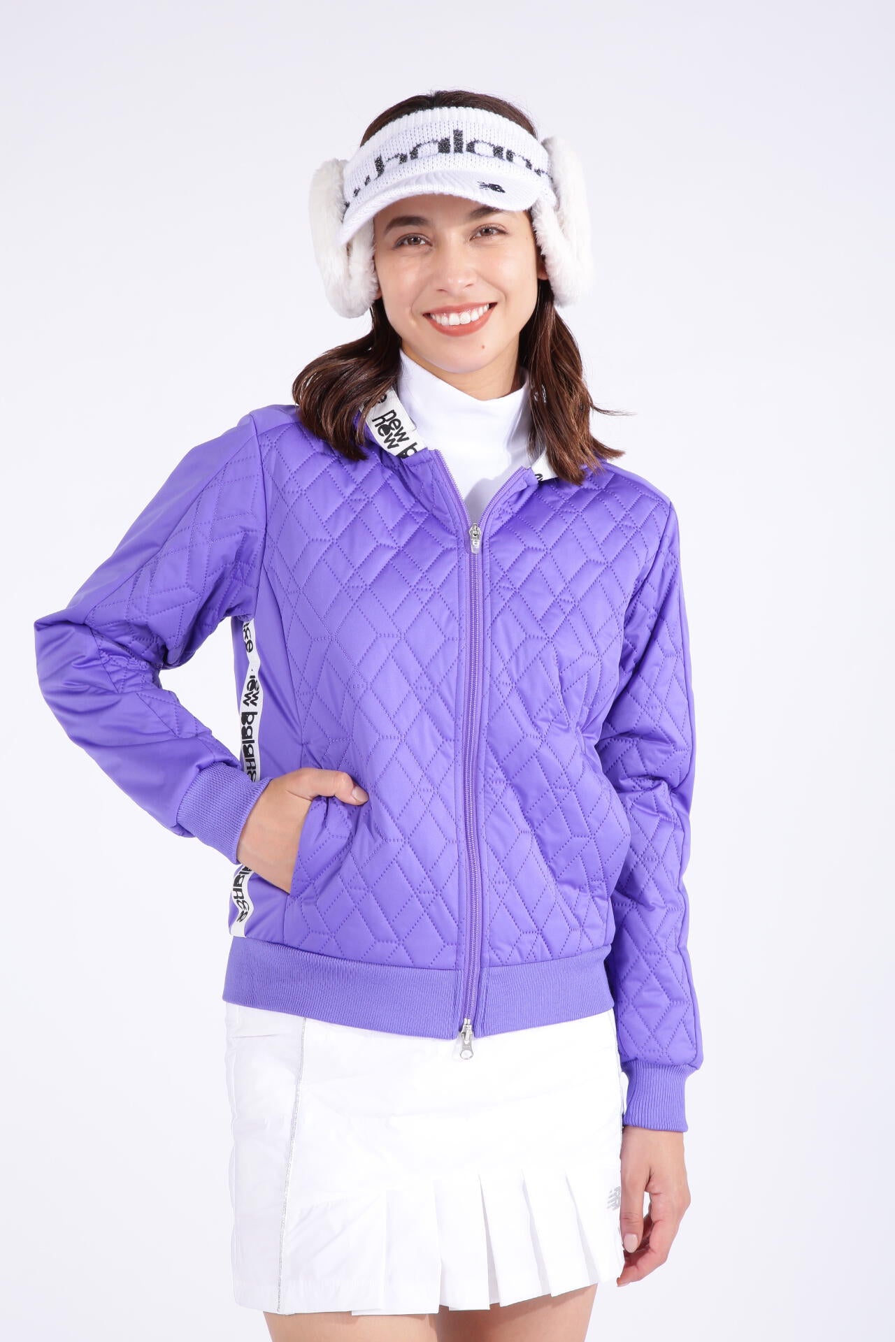 ダイヤキルト フルジップ フーディー (WOMENS SPORT) | new balance