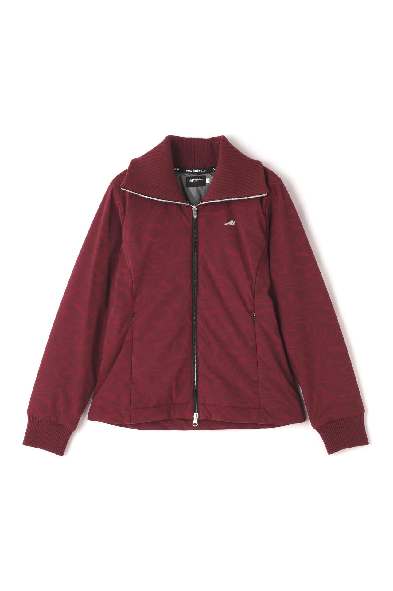 直営店舗限定】マーブル柄 フルジップ 中綿 ブルゾン (WOMENS) | new