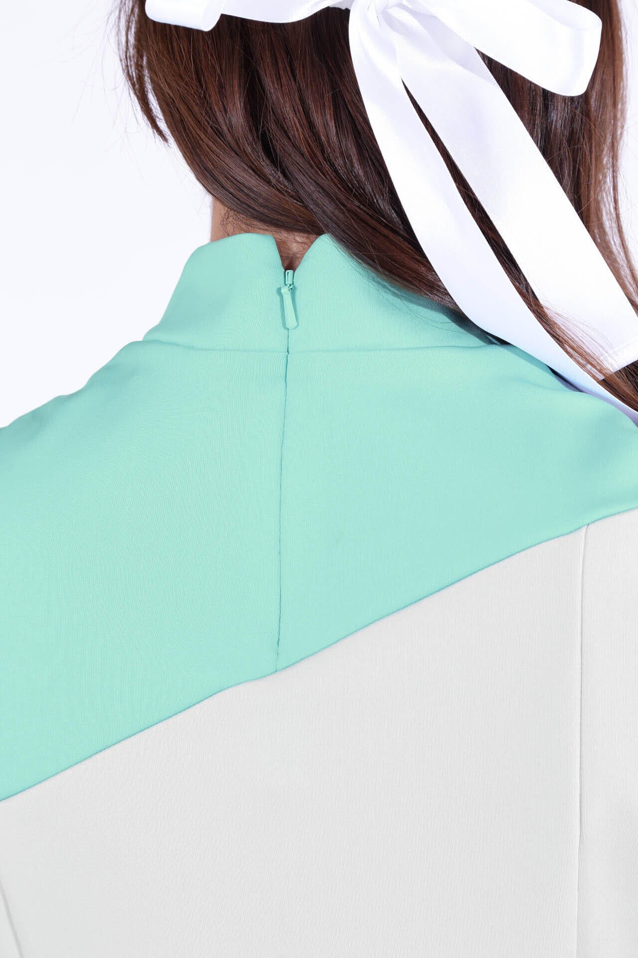 トリコット 半袖 モックネック ワンピース (WOMENS WORLD) | new