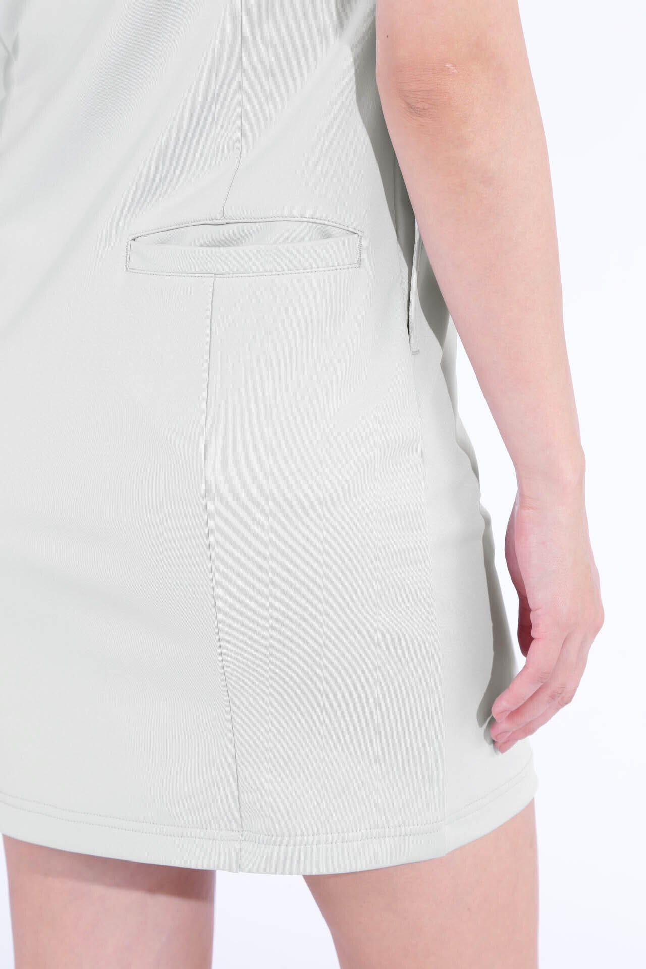 トリコット 半袖 モックネック ワンピース (WOMENS WORLD) | new